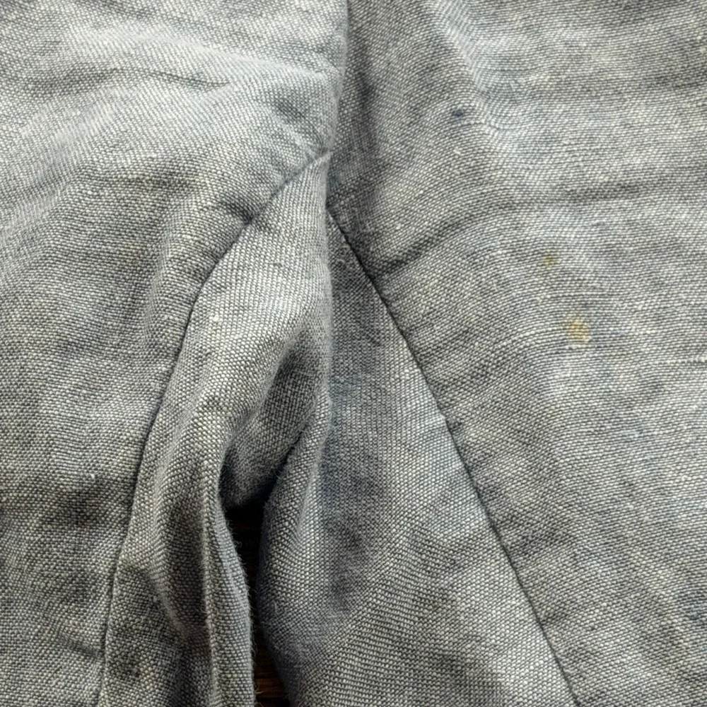 Joseph Abboud 100% Linen Pants Mens 36x32 Light Blue Flat Front Wedding Beach